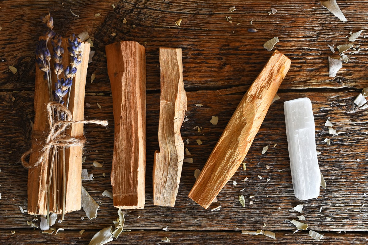 Palo Santo and Selenite